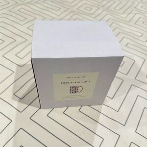 NIB Rifle Paper Co Porcelain Dog Mug